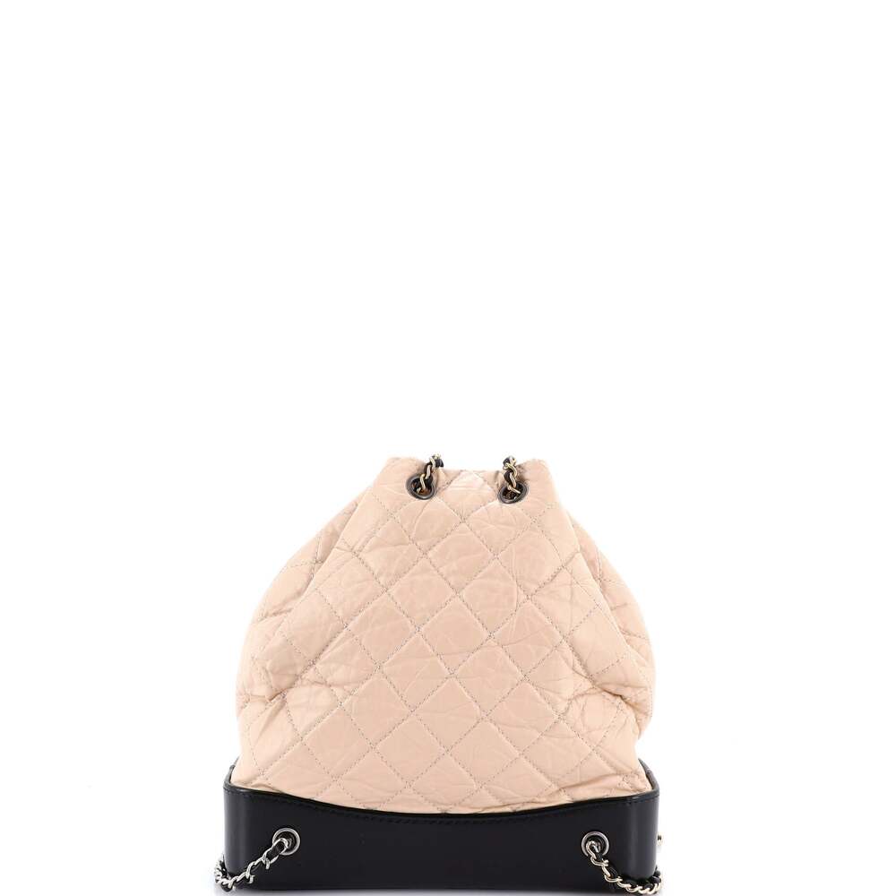 Chanel Gabrielle Backpack Quilted Aged #205263C37B - Picture 3 of 9